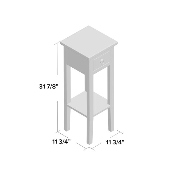 August Grove® Moralez Solid Wood End Table with Storage & Reviews Wayfair